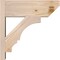 Ekena Millwork Balboa Slat Smooth Outlooker, Douglas Fir, 7 1/2"W x 20"D x 20"H OUT08X20X20BOA06SDF - alternate 3